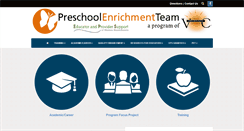 Desktop Screenshot of preschoolenrichmentteam.org